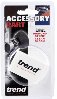 Trend   DWS/CB/A. Diamond Stone cleaning block works on all brands 1-5/8'' long