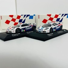 Set of 2 Minichamps McLaren F1 GTR LM dealer model Minicar 1/43