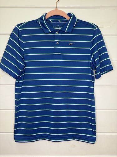 Vineyard Vines short sleeve performance polo shirt boys size medium (12-14) - Picture 2 of 4