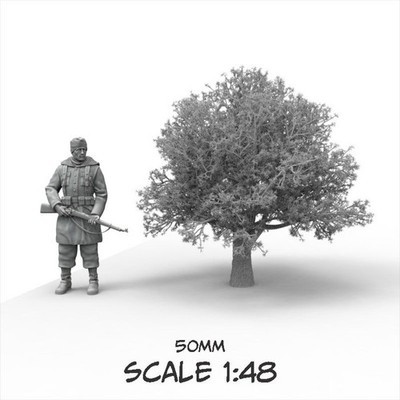 Realistic Model Tree Variant #2 / 50mm hoch - 1:48