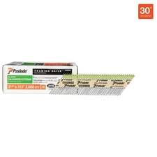 2-3/8 In. X 0.113-Gauge 30-Degree Galvanized Ring Shank Paper Tape Framing Nails