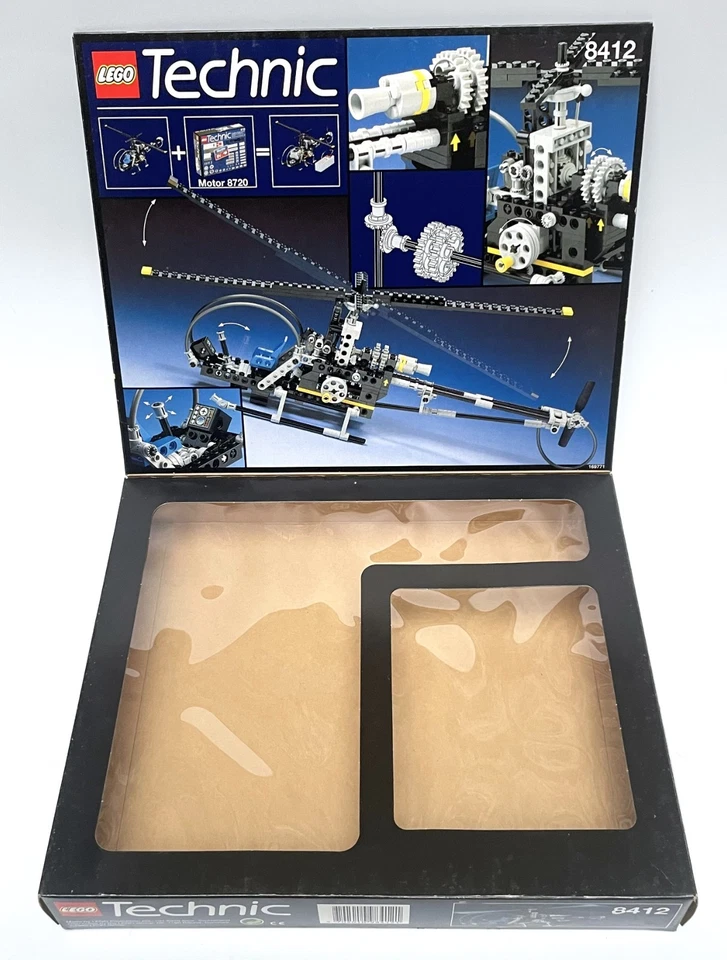 Lego 8412 Technic hélicoptère Nighthawk 1995 complet en boîte + notice TBE - Photo 3/4