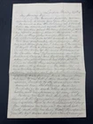 1863 Confederate Officer Letter Battle Chickamauga Bushwhacker Killed Like a Dog