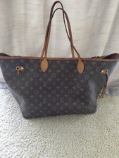 Louis Vuitton Monogram Brown Tote Shoulder Ba...