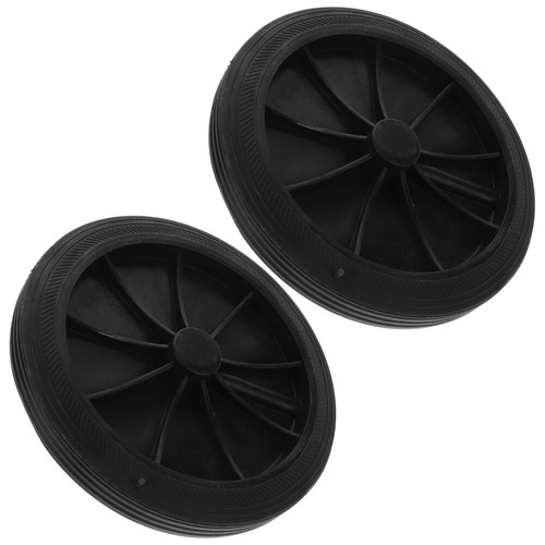 2 Pcs Trash Can Wheel Lid Wastebasket Pulley Replacement Garbage