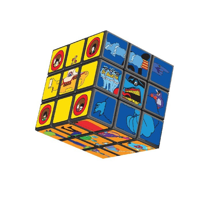 Official Rubik’s x Beatles Yellow Submarine Cube 50th Anniversary