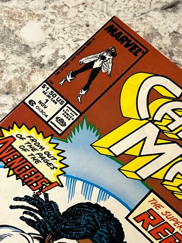 Captain Marvel #1 (Marvel Comics 1989) 2nd Series Monica Rambeau NEWSSTAND - Picture 4 of 10