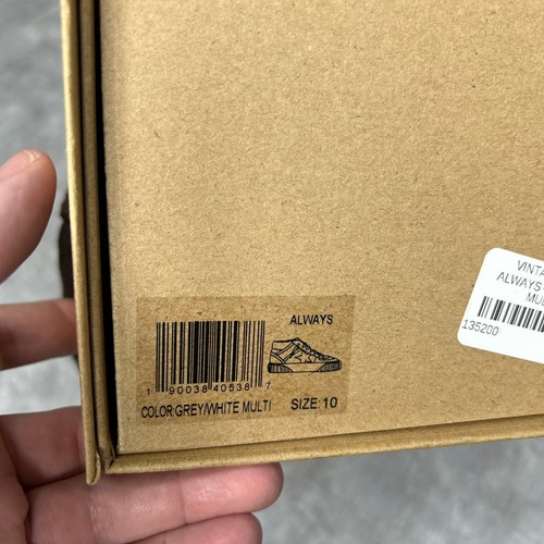 Vintage Havana Always Grey/White Multi Women's High Top Sneakers - Picture 12 of 36