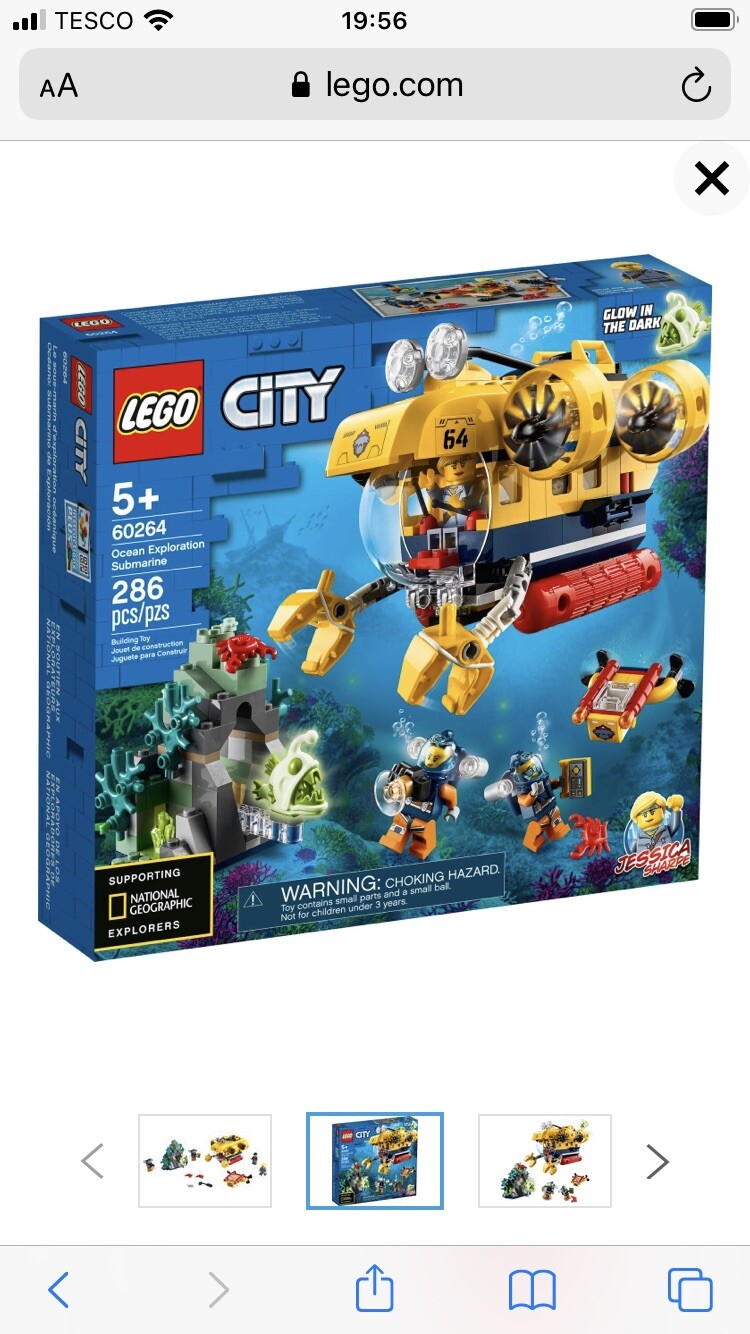 LEGO City Oceans Ocean Exploration Submarine (60264)