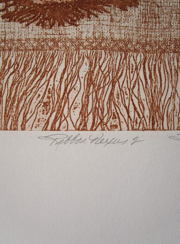 KRISTEN OLSEN Original Etching, Ribbon Nexus 2, Signed #d - Picture 5 of 6