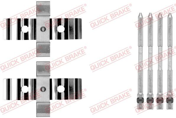 Quick Brake 109-1848 ZubehöRsatz, Scheibenbremsbelag FüR Abarth Alfa Romeo-image