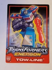 Transformers Energon Tow-Line Tech Spec CARD Trilingual 2004 Unicron Trilogy