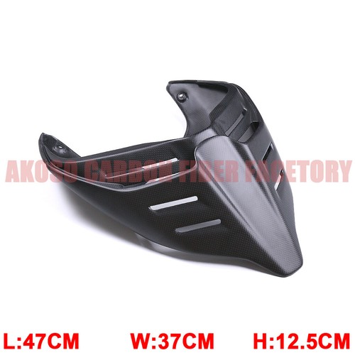 For Panigale V4 2018-2021 Carbon Fiber Undertail Cover Winglet Hugger Heel Guard - Picture 83 of 115