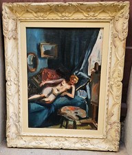 Nu au Sofa par André FAVORY 1889-1937