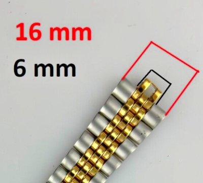 Cinturino Orologio Orient 16mm Vintage Acciaio No Unghie