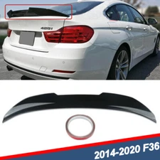 Gloss Black Duckbill PSM Trunk Spoiler For 2014-2020 BMW F36 430i Gran Coupe