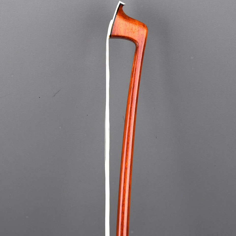 A Master Pernambuco Violin 1/2 Bow Ebony Single eye Frog Silver Parts Light Fast - Image 4 of 4