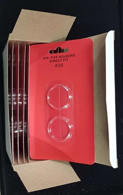 Air-tite 26mm Coin Capsules - Direct Fit For Presidential Dollars & Small Coins (10 Pack)
