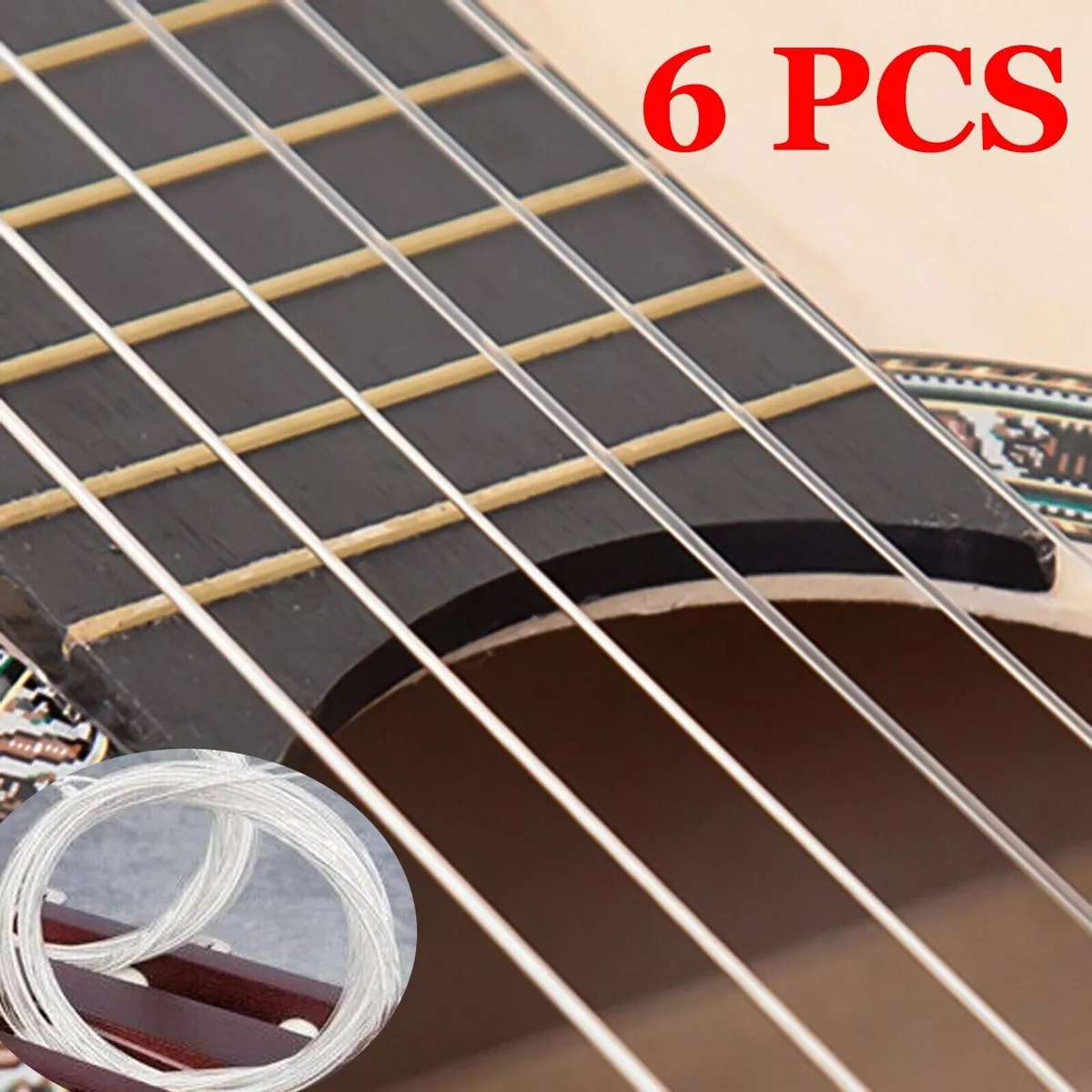 6PCS=1 SET,Nylon String Guitar Strings Set For Classical Guitar