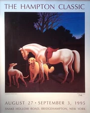 HAMPTON CLASSIC POSTER 1995.   By LYNN CURLEE