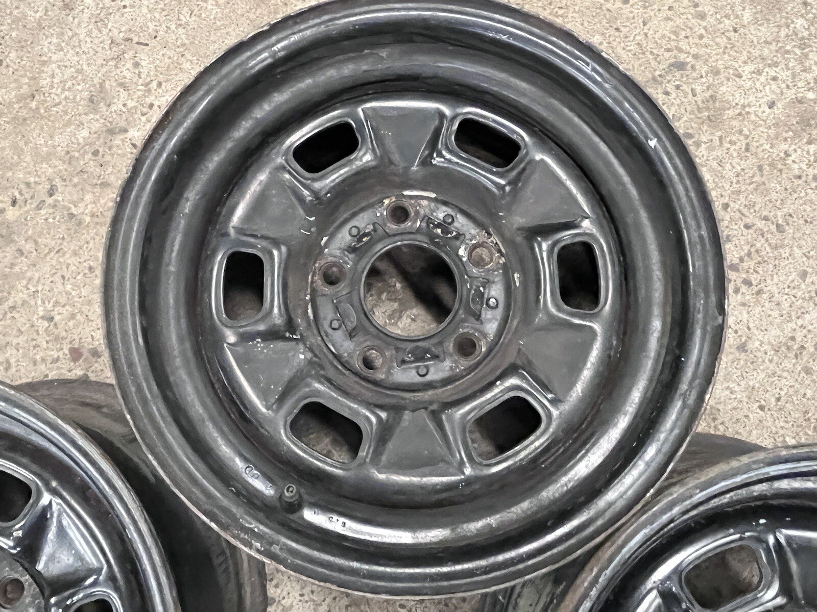 Set of (4) 14X7 Camaro Nova El Camino Rally Wheels Rims UD Code | eBay