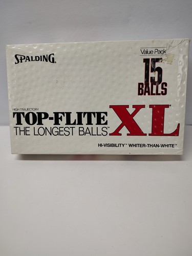 Spalding Top Flite XL Extra Long HIGH Trajectory 15 Golf Balls Made in the USA - Picture 5 of 6