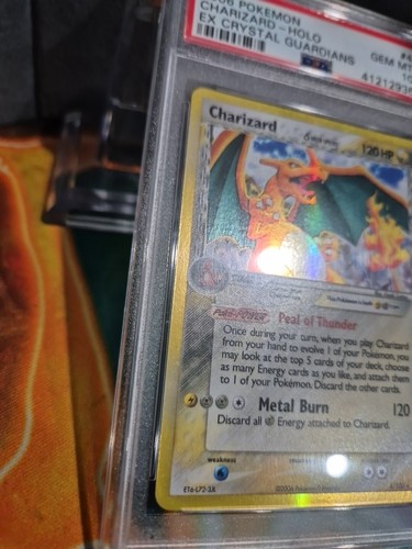 PSA 10 Charizard 4/100 -EX Crystal Guardians- Holo Graded Pokemon Card GEM MINT - Picture 16 of 24