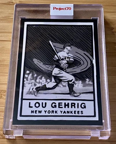 HOF Lou Gehrig 2021 TOPPS PROJECT 70 Card #250 By Joshua Vides, Awesome Card!