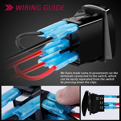 Handlebar Rocker Switch Green LED Backlit Rocker Switch - 5-Pin, 12V/24V, Waterproof For ATV, UTV, Jeep & Marine Light Bar Switch Panel - Foto 12