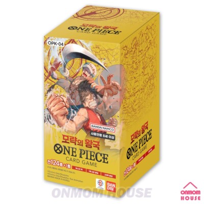 One Piece TCG Card KINGDOM OF PLOTS Booster Korean BOX (OPK-04) | eBay