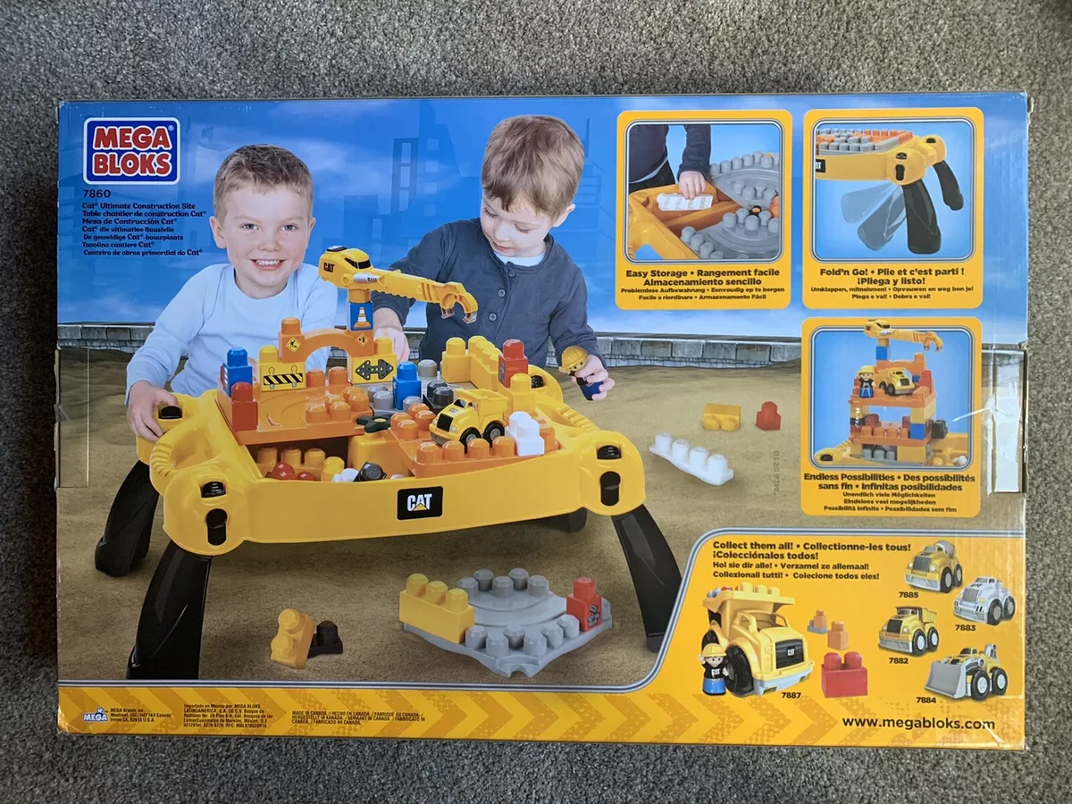 CAT Mega Bloks Construction Table