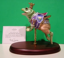 LENOX PRINCE FROG CAROUSEL sculpture -- Horse -- -- NEW in BOX with COA