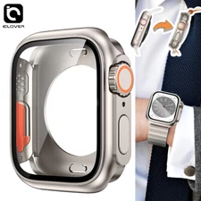 For Apple Watch Series 9 8 7 SE3 SE2 SE 6 5 Full Body Case  Screen Cover 44/45mm