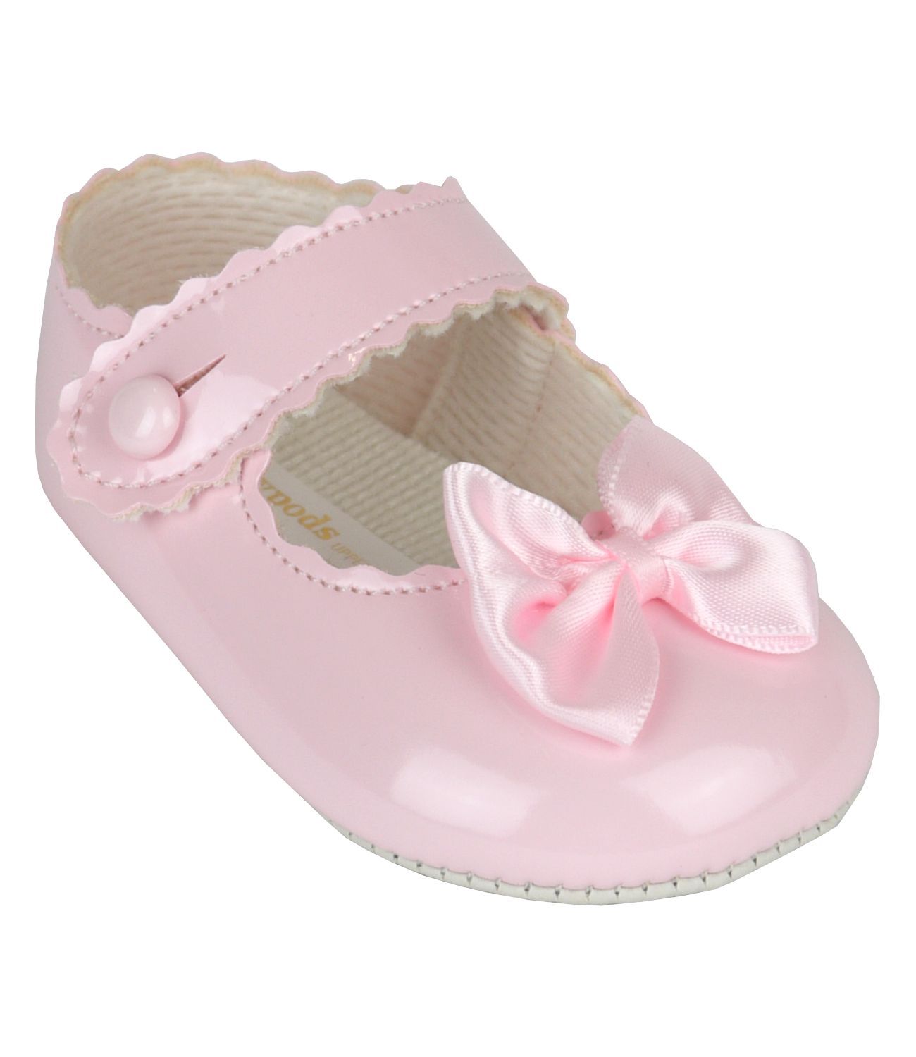 BabyPrem Baby Girls Pram Shoes Baypods White Pink Red PreWalkers 018m UK Made eBay