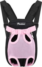 Pawaboo Pet Carrier Backpack, Adjustable Pet Front Cat Dog Carrier Backpack M