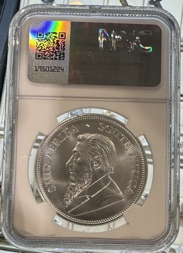 2023 South Africa 1oz Silver Krugerrand NGC MS70 Brown Label (house special) - Picture 6 of 7