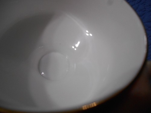 Royal Victoria Dessert Cup Fine Bone China England with Purple Flowers - Picture 9 of 9