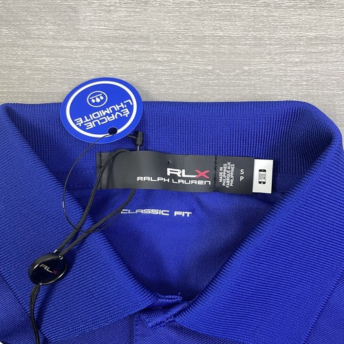 RLX Ralph Lauren Golf Tech Polo Sleeveless Shirt Womens Small Royal Blue $95 - Picture 2 of 8