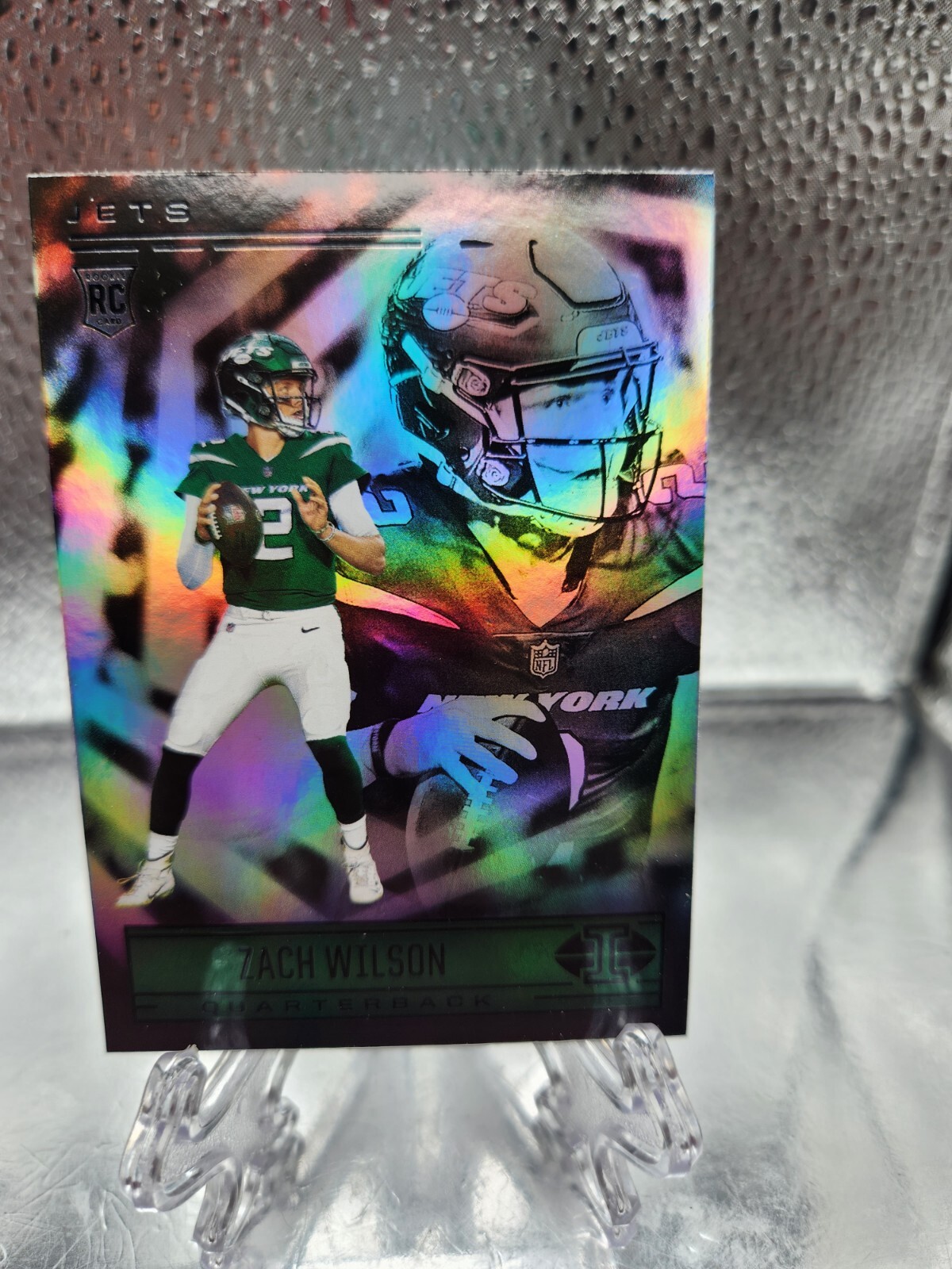 ZACH WILSON 2021 PANINI ILLUSIONS ROOKIE RC JETS #60