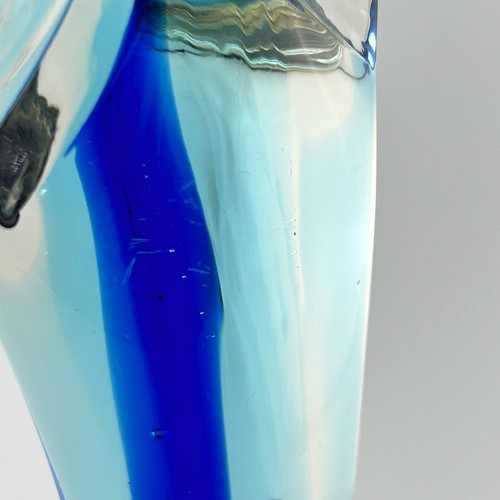 Sommerso Glas Virgin Mary klar & blau Gold Flecken 11 Zoll Betender Murano? LESEN - Bild 11 von 20