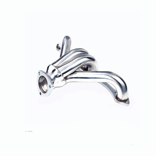 For 283-400 Small Block Chevy Street Rod SBC V8 Stainless Shorty Hugger Headers - Picture 2 of 6