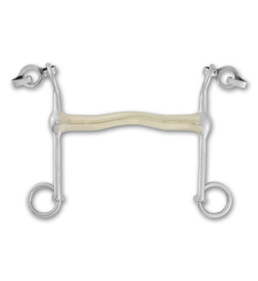 Mors De Filet Stubben SteelTec Sweet - Bouche En Cuivre Anatomique - Anneau Libre - Taille 5 3/4