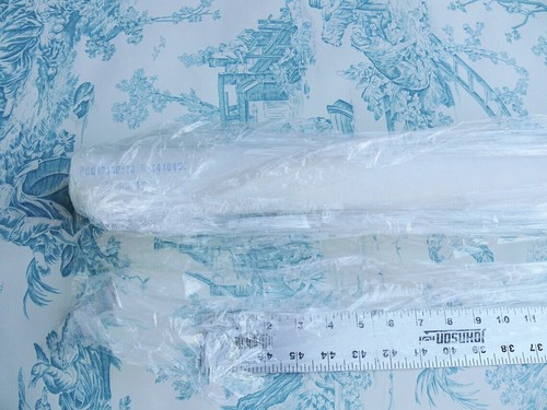 4Yards BRUNSCHWIG & FILS LE HAMEAU TOILE AQUA WALLPAPER MSRP$336/SINGLE ROLL - Picture 5 of 9