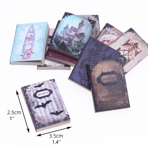 10Pcs 1/6 Book Notebook Model for 12" Action Figure Scene Accessories Dollhouse - Picture 2 of 9