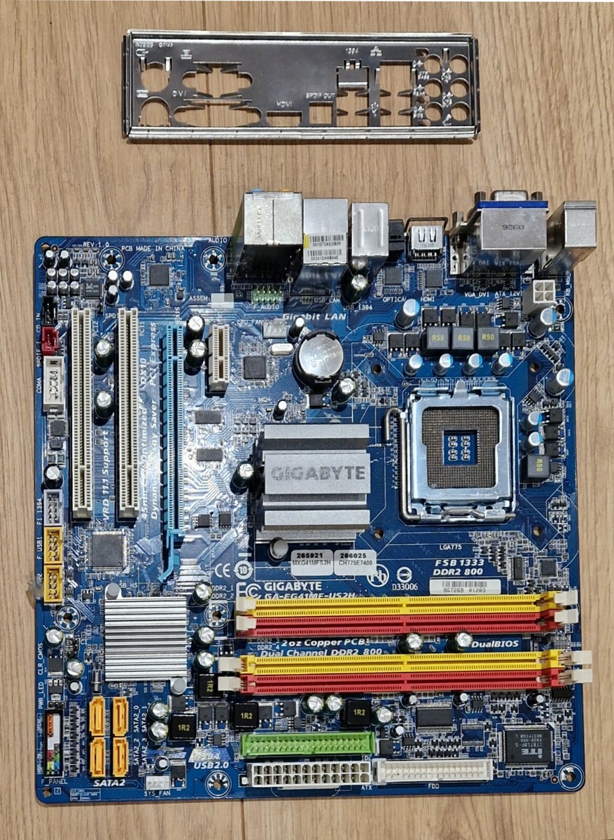 Motherboard I5 Lga 775 GIGABYTE GA-EG41MF-US2H, LGA 775/Socket T