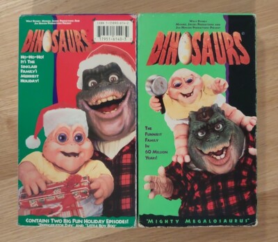 DINOSAURS Lot of 5 VHS Disney SPECIAL HOLIDAY EDITION Henson