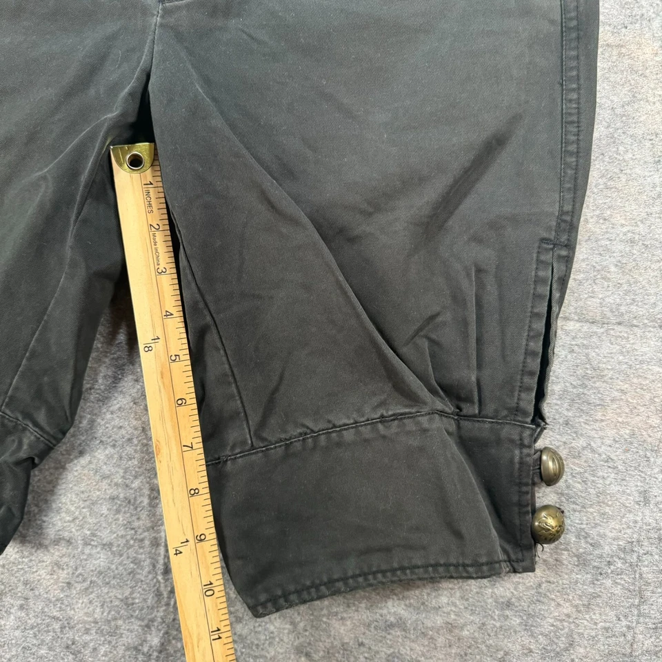 Bermuda Diesel Feminina Tamanho 27 Preta Comprimento do Joelho Algodão (30x11) - Imagem 4 de 4