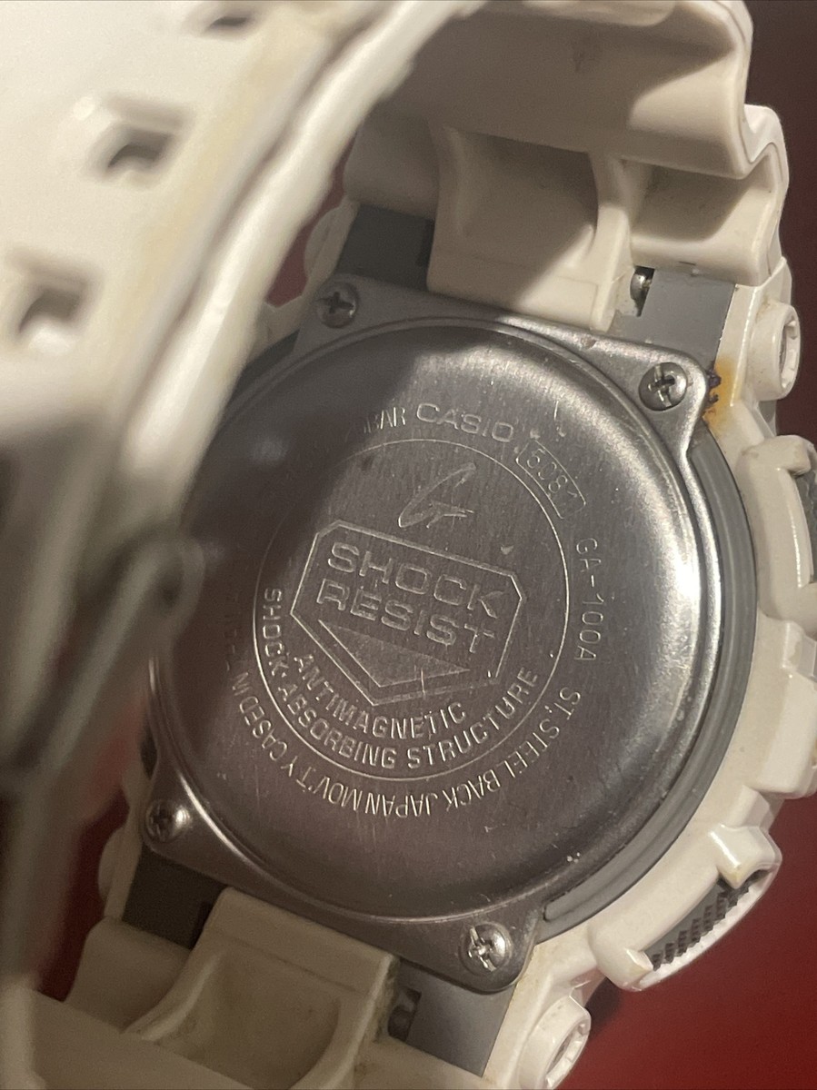 G-SHOCK 5081 GA-100A ホワイト Casio Men's White G-Shock 5081 GA-100A watch | eBay