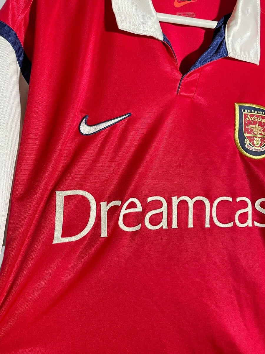 Arsenal FC Nike 1999/02 Vintage Home Football Shirt Soccer