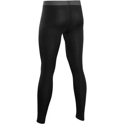 Collants Longs Sport Homme Compression - Souke - Shapewear Fitness - Legging Noir XL